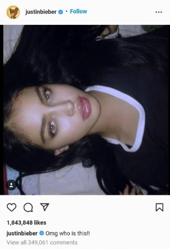 Justin Bieber having a crush on Cindy Kimberlt